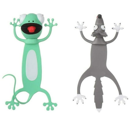 

Bwgrytuy Kawaii 3D Gift Bookmark Stereo Wacky Animal Cartoon Student Bookmark Office & Stationery