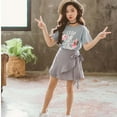 thumbnail image 5 of Lovebay Kid Toddler Girls Floral Dress Outfit T-shirt Tops + Tutu Skirt Party Clothes 2-10 Years, 5 of 12
