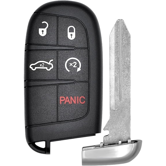 Key Fob Replacement for 2011-2018 Charger & Chrysler 300/ 15-18 Challenger/ 14-16 Dart Car Keyless Entry Remote Control, M3N-40821302 M3N40821302, 5 Btn
