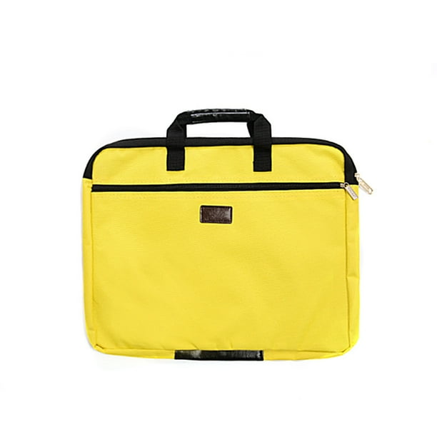Bolsa de archivo portátil, bolsa de clase tutorial para estudiantes, maletín de computadora, lona A4, bolsa con cremallera para conferencias, imprimible