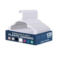 thumbnail image 1 of Juego de perchas Lifemaster de plástico, 120 piezas, color blanco, 1 of 5