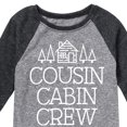thumbnail image 3 of Instant Message - Cousin Cabin Crew - Vacation - Toddler & Youth Raglan Graphic T-Shirt, 3 of 6
