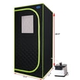 thumbnail image 5 of Cheelom Portable Steam Sauna Tent Plus Type 68 in Full Size Home Spa Sauna with 1000W，Remote Control, up to 150°F Black, 5 of 11