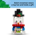 thumbnail image 6 of LEGO Snowman Ornaments - Building Toy for Girls & Boys, Ages 6+ - Christmas Craft & Christmas Tree Decorations - 40812, 6 of 8