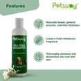 thumbnail image 3 of Natural Tea Tree Dog Shampoo - Gentle Cleansing & Deodorizing, pH Balanced, No Phosphates, Pens or Enzymes - 250ml, 3 of 4