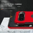 thumbnail image 6 of Allytech Hybrid Case for Google Pixel 9 Pro XL with 360° Rotatable Ring Kickstand, Soft TPU + Rugged PC, Screen Lens Protection Shockproof Anti-Fall Magnetic Car Mount Back Case - Red, 6 of 7