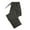 Dark Gray, variant on VEKDONE Elastic Drawstring Casual Pants Women Solid Color Linen High Waisted Straight Trousers Summer Loose Fit Plus Size Ankle Pant with Pockets Army Green S
