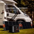 NURZVIY 100 Watt Foldable Portable Solar Panel 100W Solar Charger for Camping, Outdoor and RV, Compatible with BLUETTI, Anker, Goal Zero Portable Power Stations