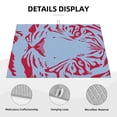 thumbnail image 4 of Microfiber Drying Mat, Tiger Art Pattern Blue Red Dish Drying Mat for Kitchen Counter, 18 x 24 inches Blue, 4 of 9
