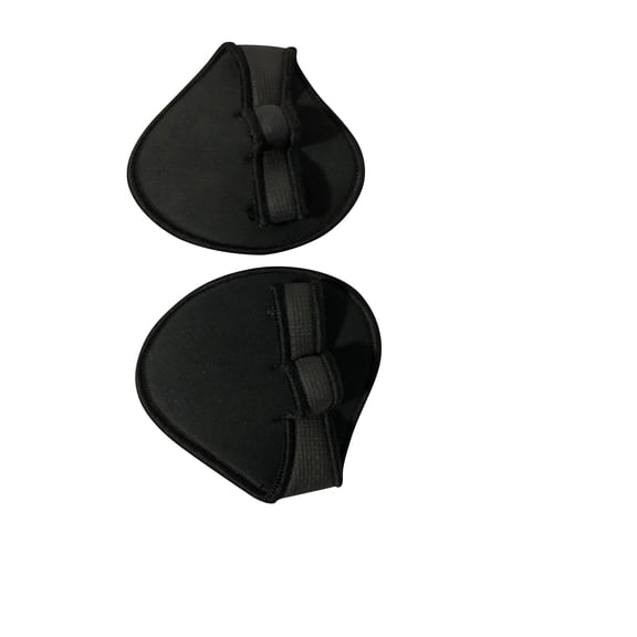 Weight lifting palm protector pads in Black by PUSH Athletics
