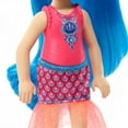 thumbnail image 3 of Barbie Dreamtopia Chelsea Sprite Doll, 7-Inch, With Blue Hair Wearing Fashion And Accessories, 3 of 5