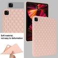 thumbnail image 7 of Back Case for iPad Pro 11 2022/2021/2020/2018, Stylish Diamond Texture Soft TPU Anti-Slip Lightweight Ultra Slim Drop Protective Shockproof Cover for iPad Air 4/Air 5, Pink, 7 of 7