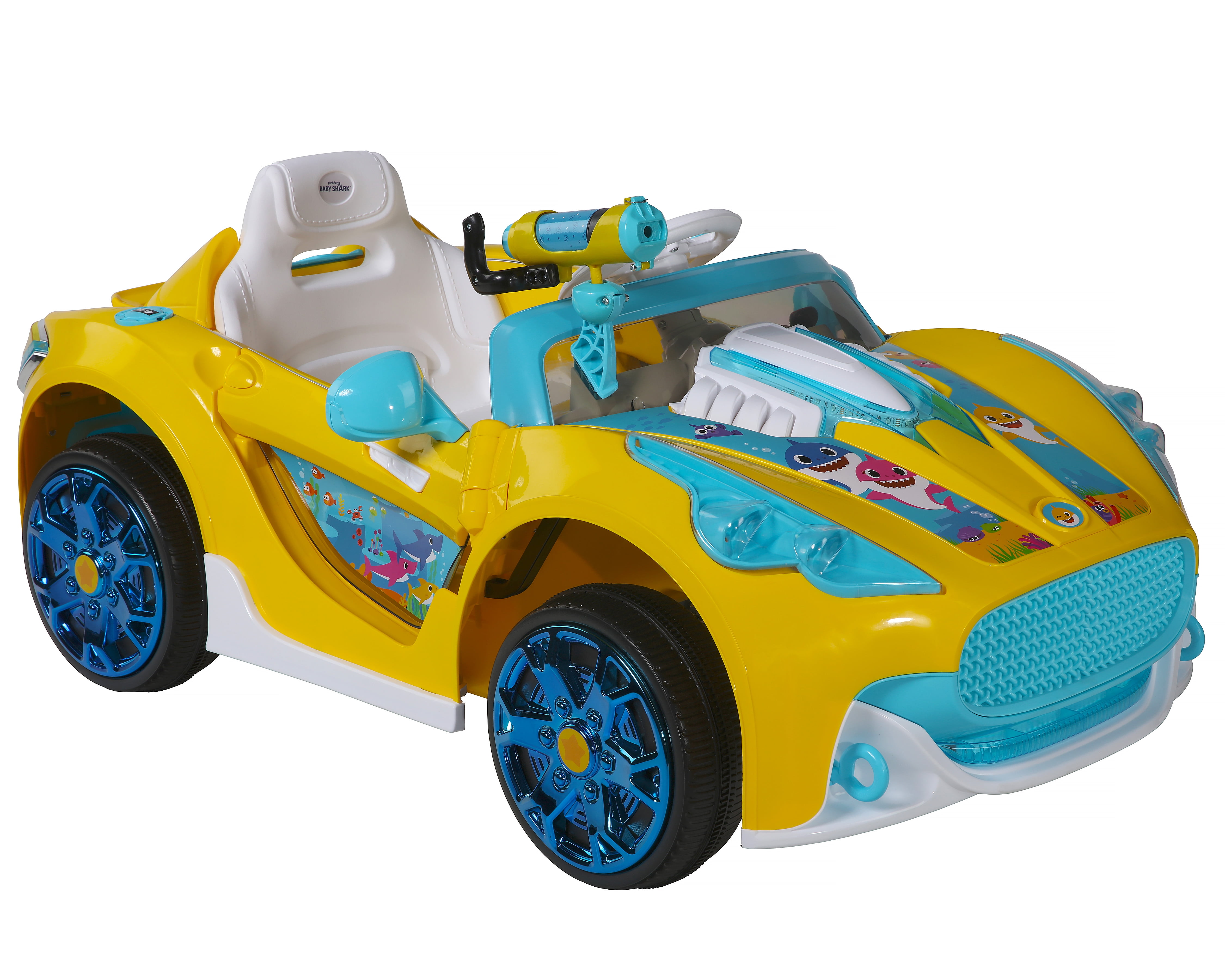 6V Baby Shark Super Car By Dynacraft - Walmart.com