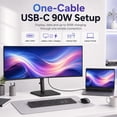 thumbnail image 6 of Deco Gear 40" Curved Ultrawide Monitor, 5120x2160 5K2K Computer Monitor, 21:9 Above 4K Monitor, IPS HDR 75Hz, 100% sRGB, 90W USB-C, KVM, HDMI 2.0, DP 1.4, Built-in Speakers, 6 of 10