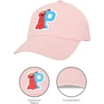 thumbnail image 4 of Sesame Street Elmo & Abby Kids Toddler Cap with Initial, Toddler Boys Hat, Youth Girl Baseball Cap, Cute Toddler Baseball Cap, 4 of 7
