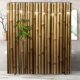 thumbnail image 3 of Cortina de ducha de bambú, juego de cortina de ducha japonesa 3D para baño, cortina de ducha de tela con luces zen naturales, accesorios de decoración para bañera y baño con ganchos de 72 x 72, 3 of 4