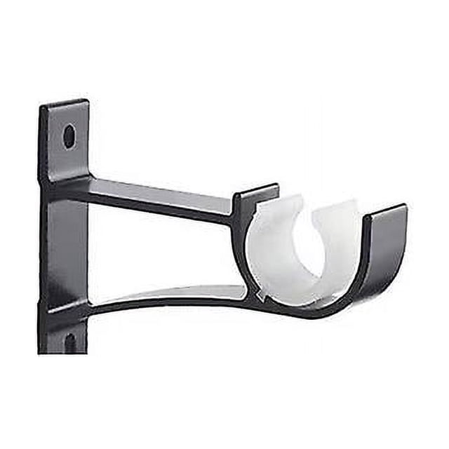 Soporte para barra de cortina, soportes para barra de cortina, ganchos para barra de cortina de alta resistencia para cortinas, soportes para cortinas para varillas de 1"-1,2" de d
