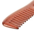 thumbnail image 2 of Onedor Handmade 100% Natural Red Sandalwood Hair Combs - Anti-Static Sandalwood Scent Natural Hair Detangler Wooden Comb (Red Sandalwood Wide Tooth), 2 of 5
