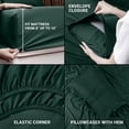thumbnail image 4 of Utopia Bedding Ensemble de Draps pour Lit Simple - 3 Pcs - Microfibre Brossée - Résistant au Rétrécissement et à la Décoloration - Entretien Facile (Simple, Émeraude), 4 of 5
