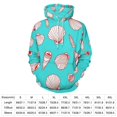 thumbnail image 2 of Sea Shells Pattern(2) 3D Print Hoodie Men Women Autumn Thin Pullover Sweatshirt Vintage Streetwear Tops, 2 of 6