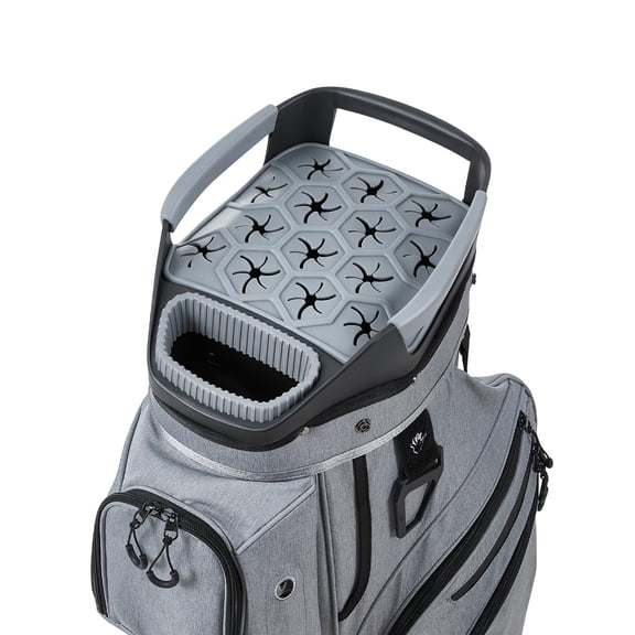 VEVOR Golf Cart Bag, 15 Way Top Divider Organizer, Golf Club Bag with Full-length Divider, Rain Hood, Storage Pockets, Shoulder Strap, High-Strength Polyester,Silicone Head Protection for Men & Women