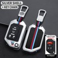 thumbnail image 1 of Car Key Fob Cover Case Protector Zinc Alloy Flip Key Case Cover Holder For Jeep Wrangler JT Gladiator Remote Fob, 1 of 11
