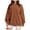 A-Brown505, variant on XAOWF Women's Oversized Sweatshirt Solid Color Soft Long Sleeve Crewneck Loose Fit Casual Pullover Everyday Wear Fall Relaxed Fit Tops 2025