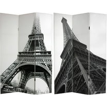 Oriental Furniture 6 ft. Tall Eiffel Tower Canvas Room Divider - 3 Panel