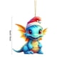 thumbnail image 2 of Adornos de dragón de Navidad Acrílico Navidad Anime Dragón Volador Colgante Dibujos animados, 2 of 7