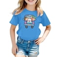 thumbnail image 4 of TZEWGL Tees For Child Cartoon Printed Round Neck Short Petal Sleeved Clothing For Infnants size 3-4T, 4 of 4
