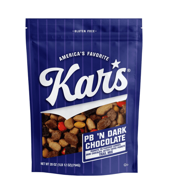 Kar&rsquo;s Nuts Peanut Butter &lsquo;N Dark Chocolate Trail Mix, 28 oz &ndash; Resealable Pouch (Pack of 1), Gluten-Free Trail Mix Snack