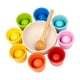 thumbnail image 2 of Pelotas en vasos, juguete Montessori para niños en edad preescolar, juego de mesa educativo. 8 colores, 2 of 9