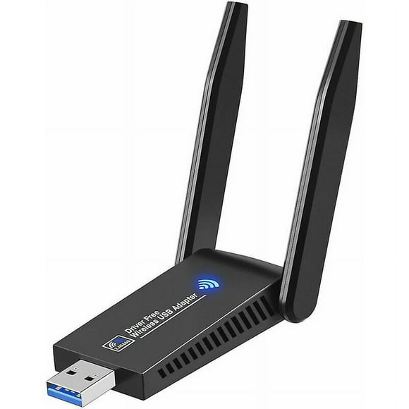 Carivent Ac1300 Mbps Powerful Wifi Dongle, Dual Band Usb 3.0 Wifi Dongle, 2.4g/5.8ghz Wifi Dongle, Pc/laptop/desktop/tablet Wifi Usb Adapter, Compatib