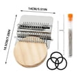thumbnail image 2 of PONPRNGY Knitting Kit for Beginners Mini Portable Patch Darning Kit Patchwork Weaving Tool Set for Quickly Sewing Repair Sewing Supplies, 2 of 8