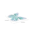 thumbnail image 3 of Shaped Moth Imitation Fabric Carpet Home Bedroom Non Slip Bedside Rug Living Room Easy Care Floor Mat Porch Entrance Layered Doormat, 3 of 6