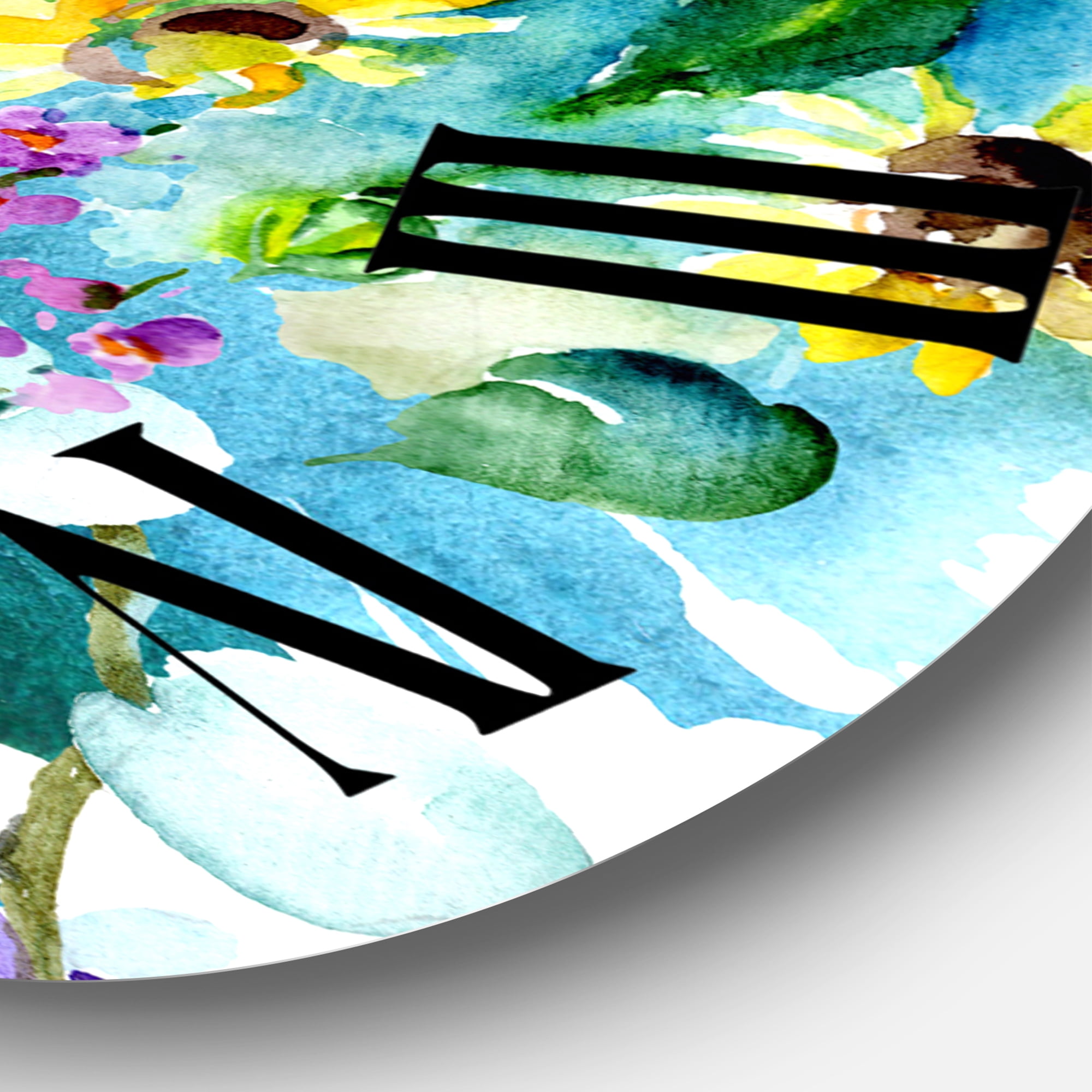 Designart 1 in Farmhouse Wall Clock