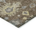 thumbnail image 4 of Addison Rugs Chantille Indoor/Outdoor Traditional Oushak Chocolate Washable Rectangle Rug, 8' x 10', 4 of 6