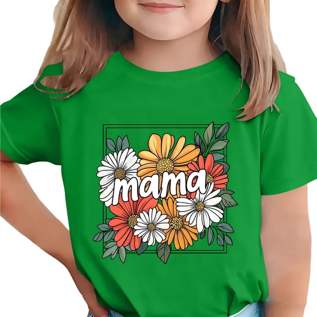 T-Shirt pour Enfants, Imprimé de la Fête de l'Indépendance à Manches Courtes et Col Rond, Haut Décontracté et Polyvalent pour Garçons et Filles de 3 à 15 Ans