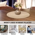 thumbnail image 5 of Round Placemats Set of 6, Cotton Woven Placemat Heat-Resistant Non-Slip Washable Table Mats for Dining Table 7 Inch, 5 of 5