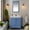 Blue, variant on Nera Collection 30'' Gray Bathroom Vanity with Quartz Countertop and Sink