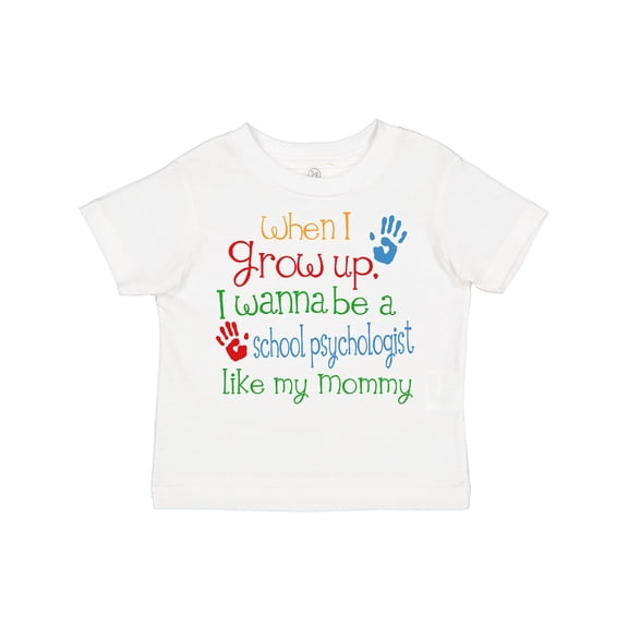 Inktastic School Psychologist Like Mommy Boys or Girls Toddler T-Shirt