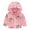Pink, variant on Splozh Toddler Girl Windbreaker Jacket Fashion Cute Toddler Kids Baby Cartoon Zip Windproof Jacket Hooded Lightweight Kids Coats Windbreaker Casual Outerwear,White,2-3 Years
