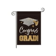 thumbnail image 1 of Graduation Decorations Class of 2025 Congrats Grad Flag, 19 Inch Double Sided, Class of 2025 Graduation Ceremony Sign Small Flags, for Outside Decorations Outdoor Yard (A), 1 of 6