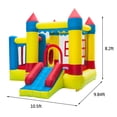 thumbnail image 4 of Inflatable Inflatable Bounce House Jumping Castle with Slide, Family Backyard Bouncy Castle, 4 of 19