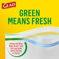 thumbnail image 2 of Glad ForceFlex Zipper Quart Freezer Storage Bags, 12 Bags, 2 of 10