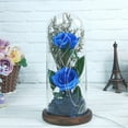 thumbnail image 4 of Regalo navideño para mujeres: rosas brillantes con cúpula de cristal, 4 of 5