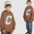thumbnail image 4 of Chandails en Molleton Amples pour Bébés Garçons Pulls Automne Hiver à Capuche pour 2-12 Ans, 4 of 5