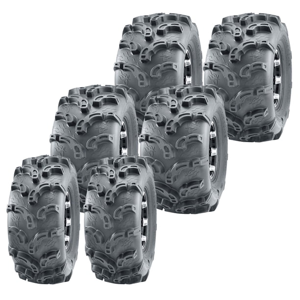 0108 Polaris SPORTSMAN 500 6X6 Set 6 ATV tires 25x812 & 25x1110