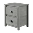 thumbnail image 4 of Camaflexi Hampton 20"W Solid Wood Nightstand in Dritfwood Finish, 4 of 5