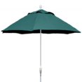 thumbnail image 1 of 9' Oct Home Terrace Umbrella 8 Rib Crank White with Forest Green Solution Dyed Acrylic Canopy, 1 of 1
